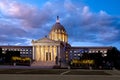 Oklahoma State Capitol Building at Dusk Royalty Free Stock Photo