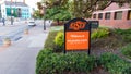 Oklahoma State University welcome sign in Stillwater, OK Royalty Free Stock Photo