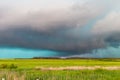 Mesocyclonic updraft of a strom