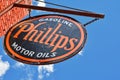 Phillips 66 gas station sign and logo. Royalty Free Stock Photo