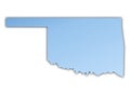Oklahoma(USA) map