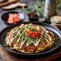 okonomiyaki, a delicious Japanese pancake 2