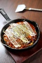 Okonomiyaki japan food Royalty Free Stock Photo
