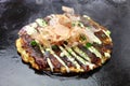 Okonomiyaki, japanese savory pancake