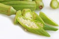 Okra Royalty Free Stock Photo