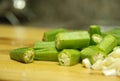 Okra Royalty Free Stock Photo