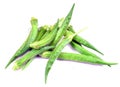 Okra(lady fingers) Royalty Free Stock Photo