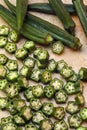 Okra - Also known as ladies fingers, bhindi, bamia, or gumbo