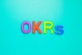 OKRs, Objective Key Results Royalty Free Stock Photo