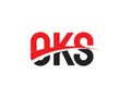OKS Letter Initial Logo Design Vector Illustration Royalty Free Stock Photo