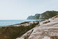 Okshornan peaks and sea in Norway