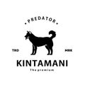 vintage retro hipster kintamani logo vector