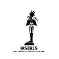 Silhouette of ancient egypt god osiris Royalty Free Stock Photo