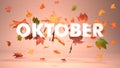 Oktober Autumn Foliage Royalty Free Stock Photo