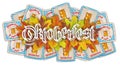 Oktoberfest Autumn Foliage Bear Coasters