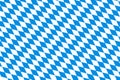 Oktoberfest background with blue checked repeatable rhombus