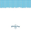 Oktoberfest 2019 background with ripped paper Royalty Free Stock Photo