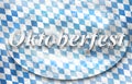 Oktoberfest Bavaria Flag Design Royalty Free Stock Photo