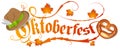 Oktoberfest bavaria germany logo isolated vector Royalty Free Stock Photo