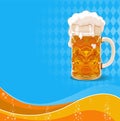 Oktoberfest beer background Royalty Free Stock Photo