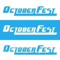 Oktoberfest beer festival header text