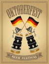 Oktoberfest beer festival poster