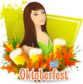 Oktoberfest celebration background