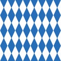 Oktoberfest checkered background and Bavarian flag pattern