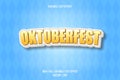 Oktoberfest editable text effect cartoon style