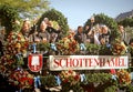 Oktoberfest festive parade in Munich, beer carriage
