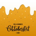 Oktoberfest flyer design template.