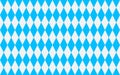 Oktoberfest geometric seamless pattern. White blue Octoberfest background. Traditional Bavarian beer festival vector illustration Royalty Free Stock Photo