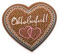 Oktoberfest Gingerbread Heart