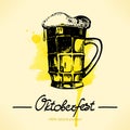 Oktoberfest hand drawn illustration