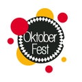 Oktoberfest typography vector design for greeting cards and poster. Beer Festival vector banner.