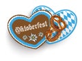 Oktoberfest 2 Hearts Pretzel