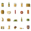 oktoberfest icons. Vector illustration decorative design Royalty Free Stock Photo