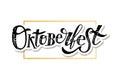 Oktoberfest lettering Calligraphy Brush Text Holiday Sticker