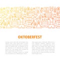 Oktoberfest Line Design Template