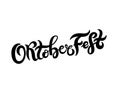 Oktoberfest. Logo for Beer Festival in Bavaria.