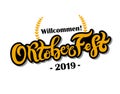 Oktoberfest. Logo for Beer Festival in Bavaria.