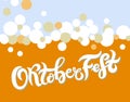 Oktoberfest. Logo for Beer Festival in Bavaria.