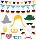 Oktoberfest photo booth and design elements