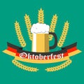 Oktoberfest Poster Style Flat