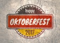 Oktoberfest stamp pattern