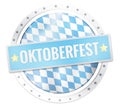 Oktoberfest Round Icon Stars Borders