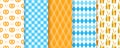 Oktoberfest seamless pattern. Octoberfest backgrounds. Vector illustration