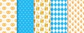 Oktoberfest seamless pattern. Octoberfest backgrounds. Vector illustration Royalty Free Stock Photo