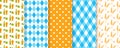 Oktoberfest seamless pattern. Octoberfest backgrounds. Vector illustration Royalty Free Stock Photo