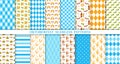 Oktoberfest seamless pattern. Vector illustration. Octoberfest traditional backgrounds Royalty Free Stock Photo